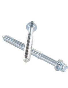 PATTES à Vis bois Acier zingué 5X49 M7/150