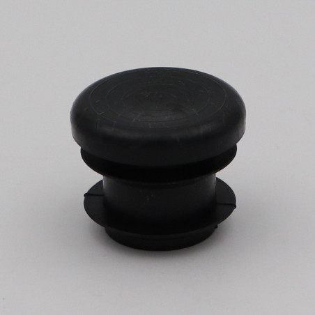 1 x Bouchon rond pour tube Diamètre Extérieur 30 Intérieur 26-28 Polyethylène noir