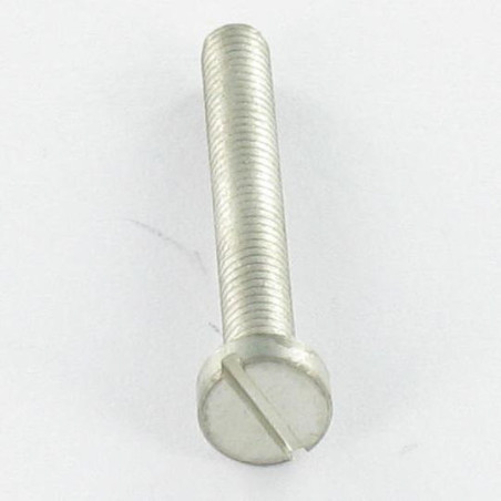 1 x Vis métaux Laiton duclanisé Tête cylindrique large TCL Fendue M4X4