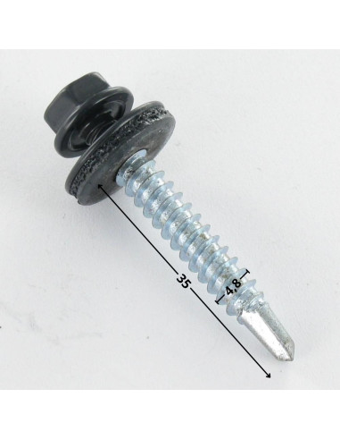 1 x Vis autoperceuse Tête hexagonale TH 4.8X35...