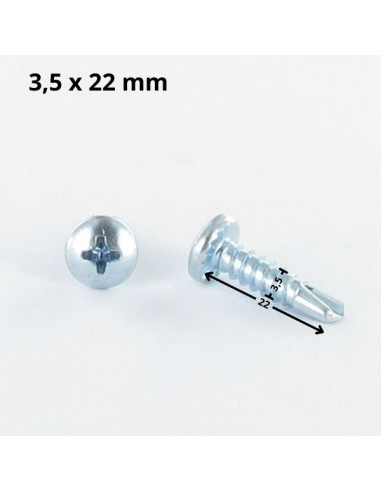 1 x Vis autoperceuse Tête cylindrique bombée...