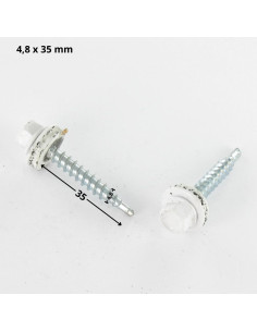 Vis autoperceuse Tête hexagonale TH 4.8X35 Rondelle... 2