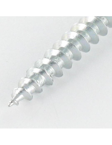 1 x VBA3 Tête ronde TR Pozi 5X80 Acier zingué