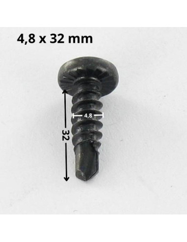 1 x Vis autoperceuse Tête cylindrique bombée...