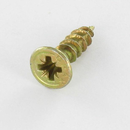 1 x Vis Spax Tête fraisée Pozi N°2 3.5X16 Diamètre de tête: 7 Filetage total Bichromaté