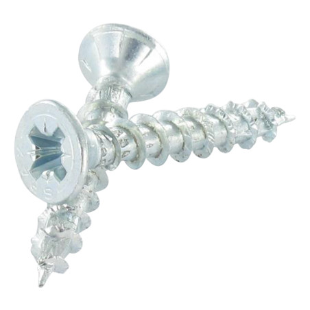 1 x Vis Spax Tête fraisée Pozi N°2 4X17 Diamètre de tête: 7 Filetage total WIROX