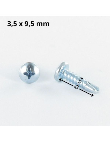 1 x Vis autoperceuse Tête cylindrique bombée...