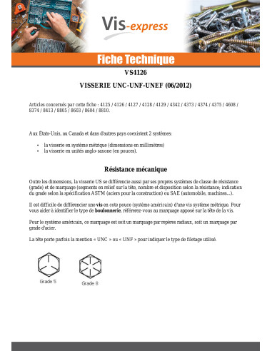 1 x Ecrou hexagonale 5/8 UNC ou equivalent BSW...
