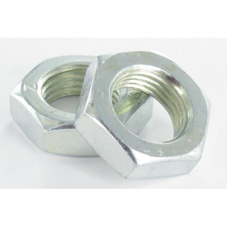 1 x Ecrou hexagonal bas hm/contre Ecrou M18 Pas fin Pas de 150 Acier zingué