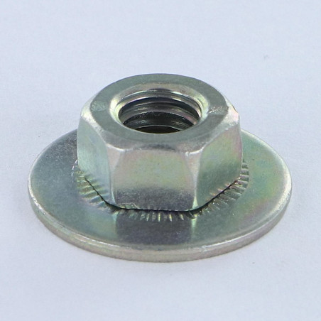 1 x Ecrou Twolok cs(avec rondelle contact striée) M10 Rondelle M10X22.25X11.05 Acier zingué