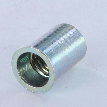 1 x Ecrous à sertir Tête réduite S/C M10 ACR Acier zingué