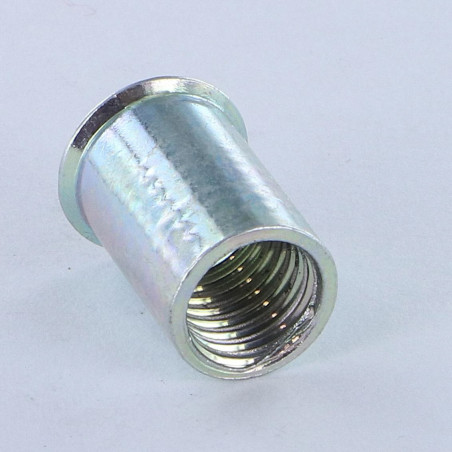 1 x Ecrous à sertir Tête réduite S/C M10 ACR Acier zingué