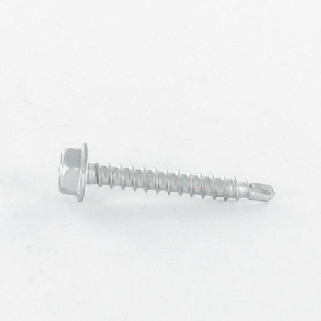 1 x Vis autoperceuse Bimétal Tête hexagonale TH Embase collerette Foret COURT 4.8X35