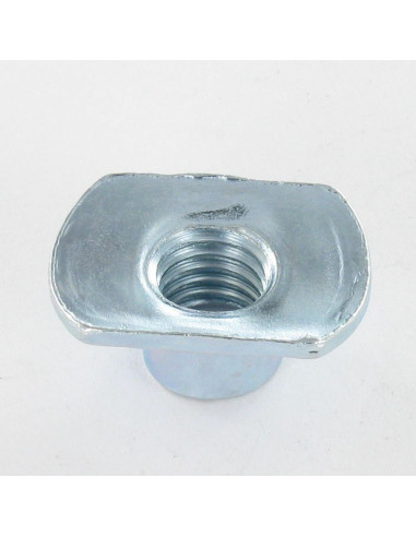 1 x Ecrou à souder INCURVE M10 Acier zingué