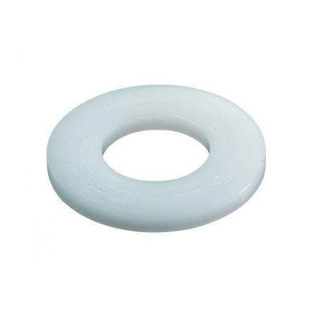 1 x Rondelle Plate nylon naturel M16X32X3 M