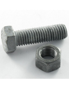 Boulon (vendu avec Ecrou) Tête hexagonale TH M20X45... 2