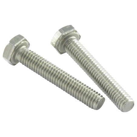 1 x Vis métaux Tête hexagonale TH 1/4X 3/4 Filetage total UNC ou equivalent BSW pas anglais WHITWORTH Inox A2