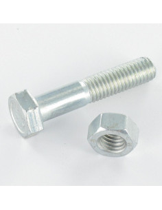 Boulon (vendu avec Ecrou) Tête hexagonale TH M24X60... 2