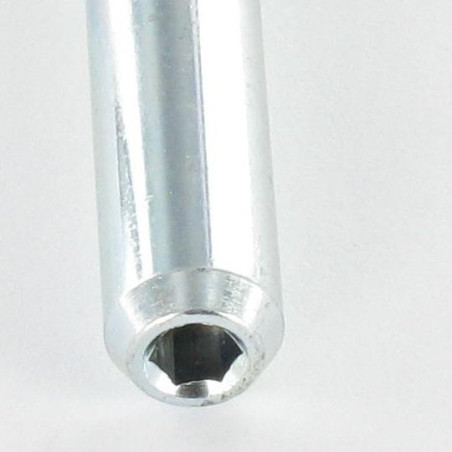 1 x Goupille Cylindrique Taraudée 9X53 Filetée sur M6X27 Clé de 4 HC4 Acier zingué