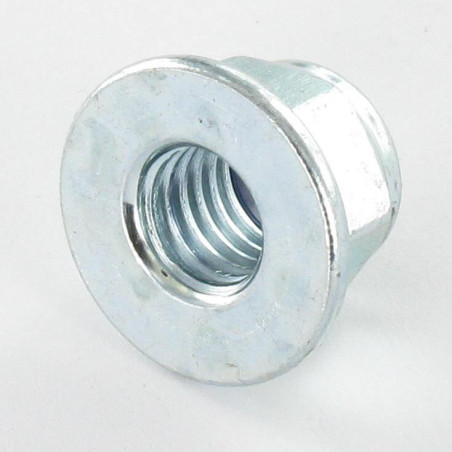 1 x Ecrou frein Embase lisse M8 Acier zingué