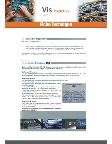 25 x Boulon (vendu avec Ecrou) Tête hexagonale...