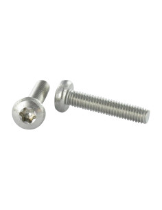 Vis métaux tête cylindrique bombée large TORX T20 M4X25...