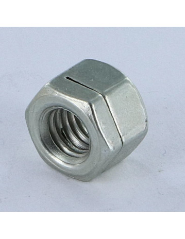 1 x Ecrou frein Fendue M10 H130 Classe 8 Acier...