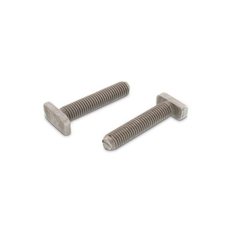 1 x Vis métaux Tête marteau 10X10X4.5 M10X20 Inox A4 pour profilés 28/15