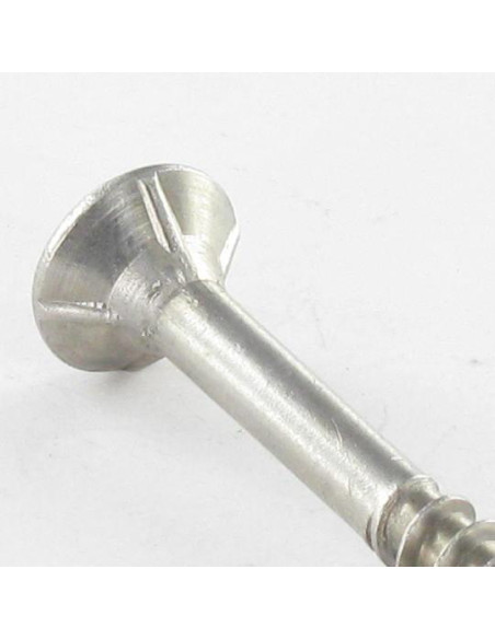 1 x VBA Vis bois agglo Vis autoperceuse Tête fraisée Cranté 5X80 TORX T25 Inox A2