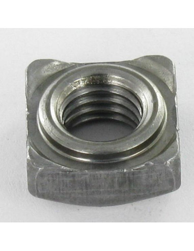 1 x Ecrou carré à souder Collerette M10 17X17X8...