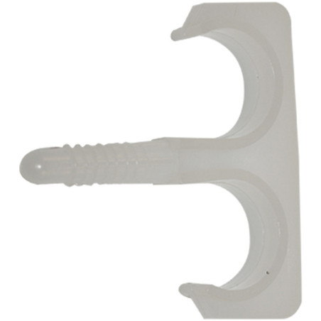 1 x Pontet CLIPS Double Pour Câble De 24 Nylon
