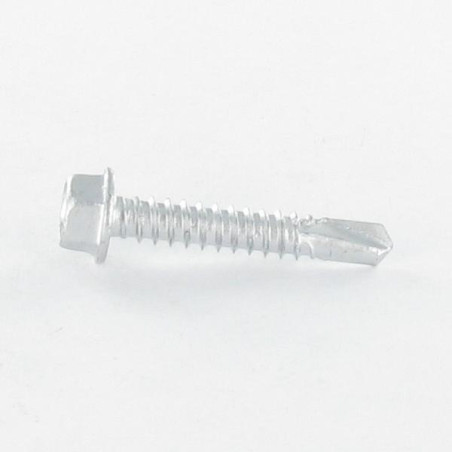 1 x Vis autoperceuse Bimétal Tête hexagonale TH Embase collerette Foret Long 5.5X32