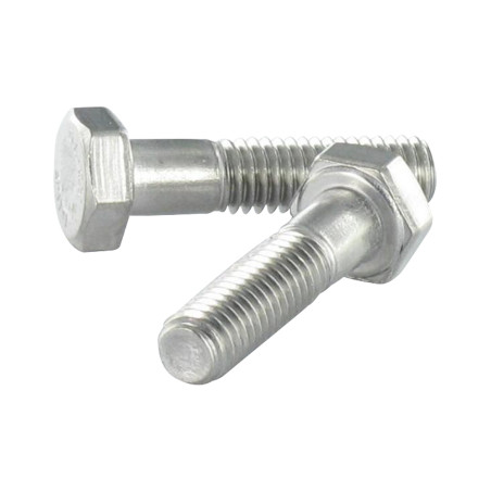 1 x Corps de boulon filetage partiel Tête hexagonale TH 1/4X 1"1/2 Filetage partiel UNC ou equivalent BSW pas anglais