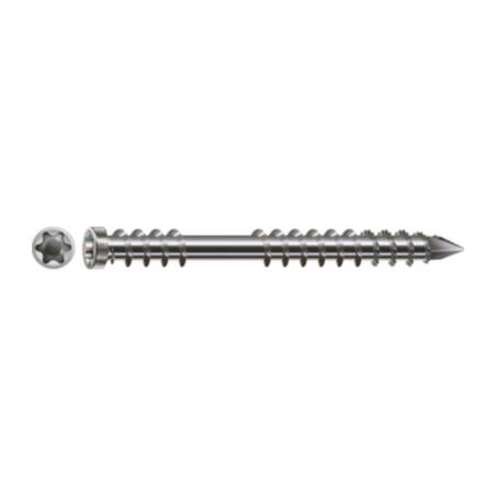 1 x Spax Vis terrasse Tête cylindrique TC TORX T25 5X40 Inox A2
