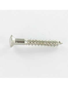Vis bois Tête fraisée bombée TFB Fendue 5X35 Acier chrome 2