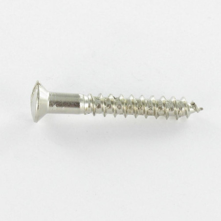 1 x Vis bois Tête fraisée bombée TFB Fendue 5X35 Acier chrome