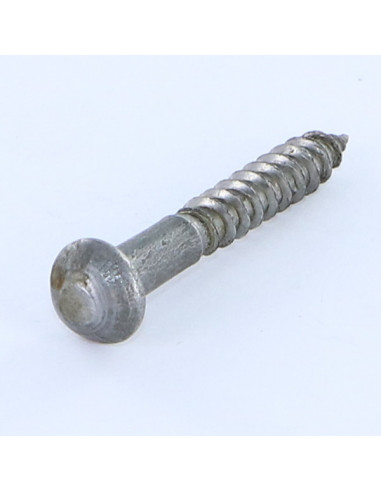 1 x Vis bois Tête ronde TR Fendue 5X35 Acier brut