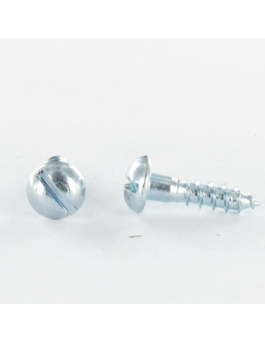 1 x Vis bois Tête ronde TR Fendue 6X30 Acier...