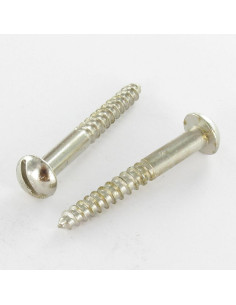 Vis bois Tête ronde TR Fendue 5X40 Acier chrome