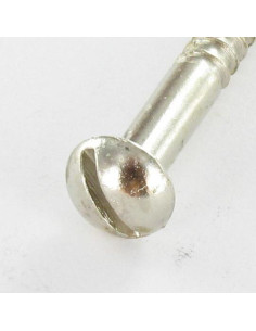 Vis bois Tête ronde TR Fendue 5X40 Acier chrome 2