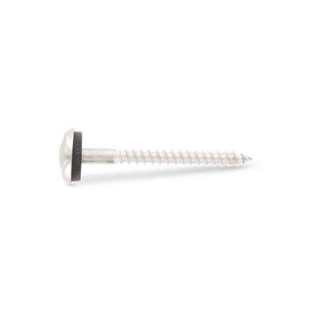 1 x Vis faitage Tête fraisée bombée TFB Pozi Inox A2 Rondelle d'étanchéite EPDM 5X200