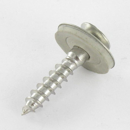1 x Vis faitage Tête fraisée bombée TFB Pozi Inox A2 Rondelle d'étanchéite EPDM 4.5X35