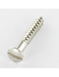 Vis bois Tête fraisée bombée TFB Fendue 4X35 Acier chrome