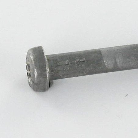 1 x Vis bois Tête ronde TR Pozi N°2 3.5X40 Acier brut