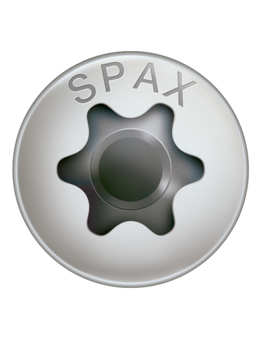 1 x Spax Vis bois Tête fraisée bombée TFB...