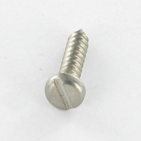 1 x Vis tôle Inox A2 Tête cylindrique TC Fendue 2.9X16