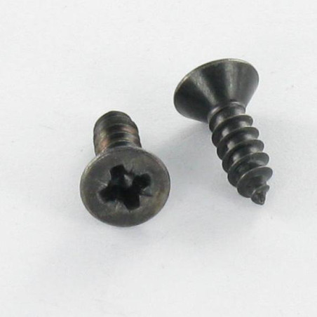 1 x Vis tôle Inox A2 Tête fraisée Pozi 4.8X38 Noir