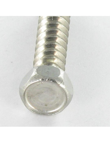 1 x Vis tôle Inox A2 Tête hexagonale TH 6.3X32