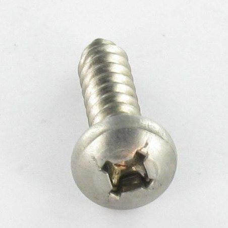 1 x Vis tôle Inox A2 Tête cylindrique TC Carré phillips 4.8X38