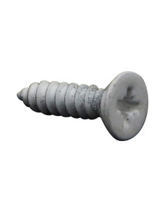 Vis tôle Inox A2 Tête fraisée Pozi 4.2X19 RAL9016 blanc...